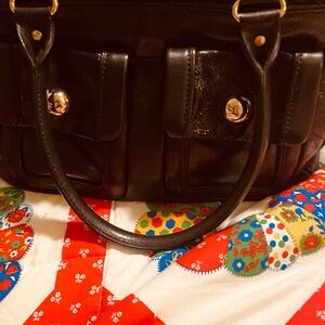 Elegant  Kate  spade Black Leather Handbag